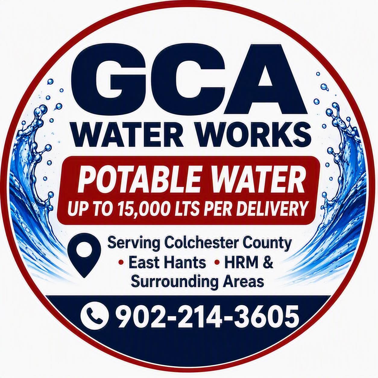 GCA Water Works Logo - Shad Bay, Nova Scotia