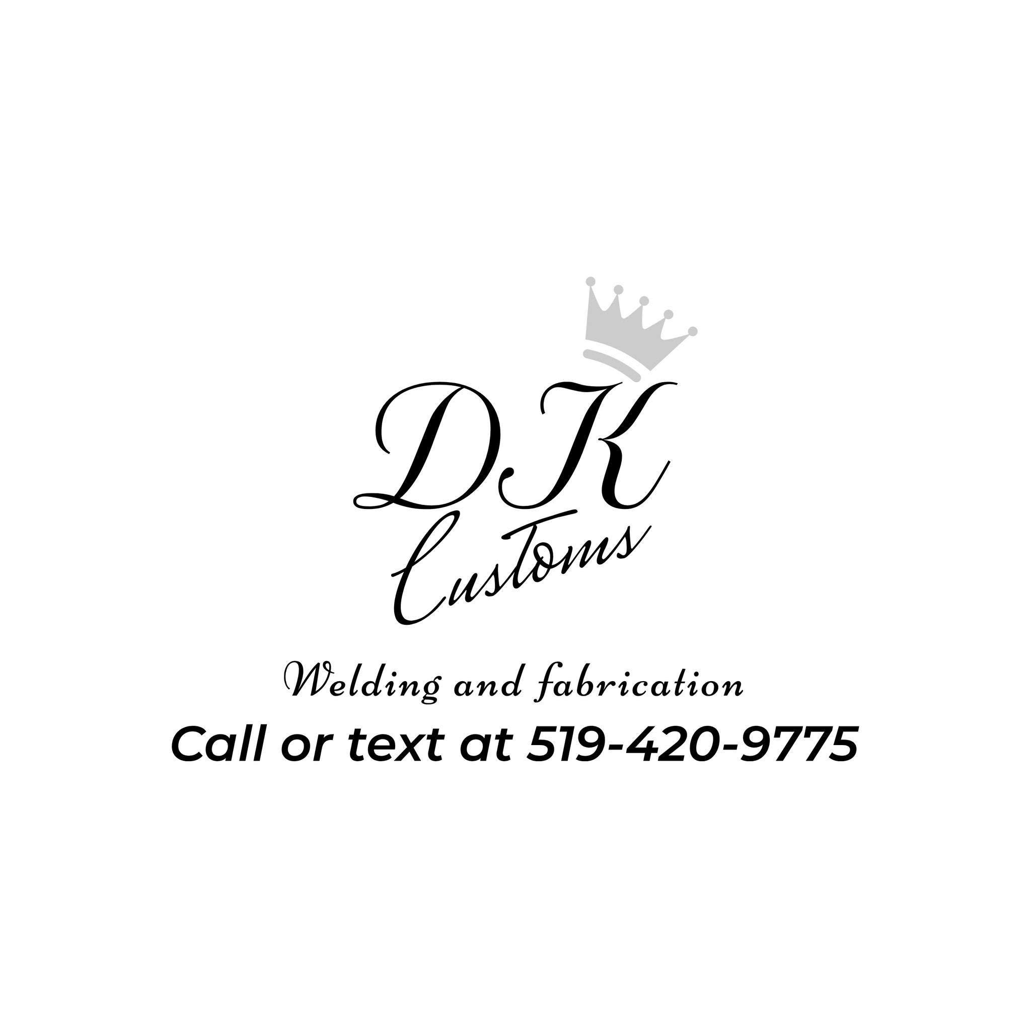 Dk Customs Logo - Port Dover, Ontario