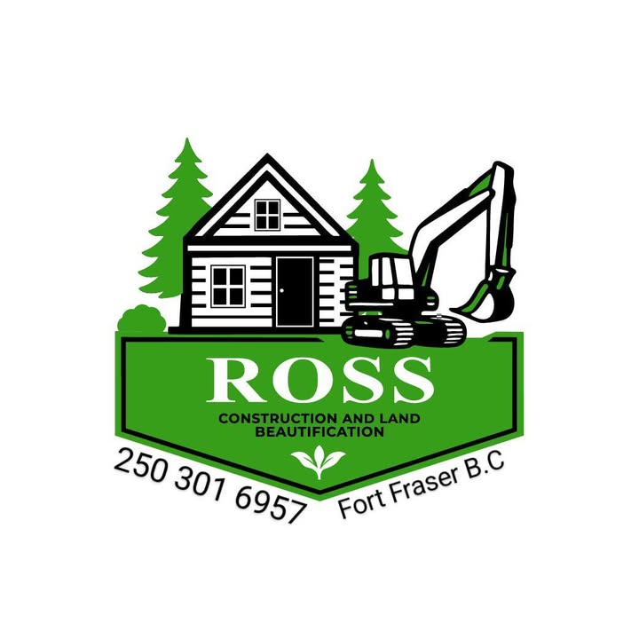 Ross Construction And Land Beautification Logo - Fort Fraser, British Columbia