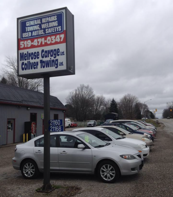 Melrose Garage Ltd. &amp; Collver Towing Ltd. - General Contractors in London, Ontario