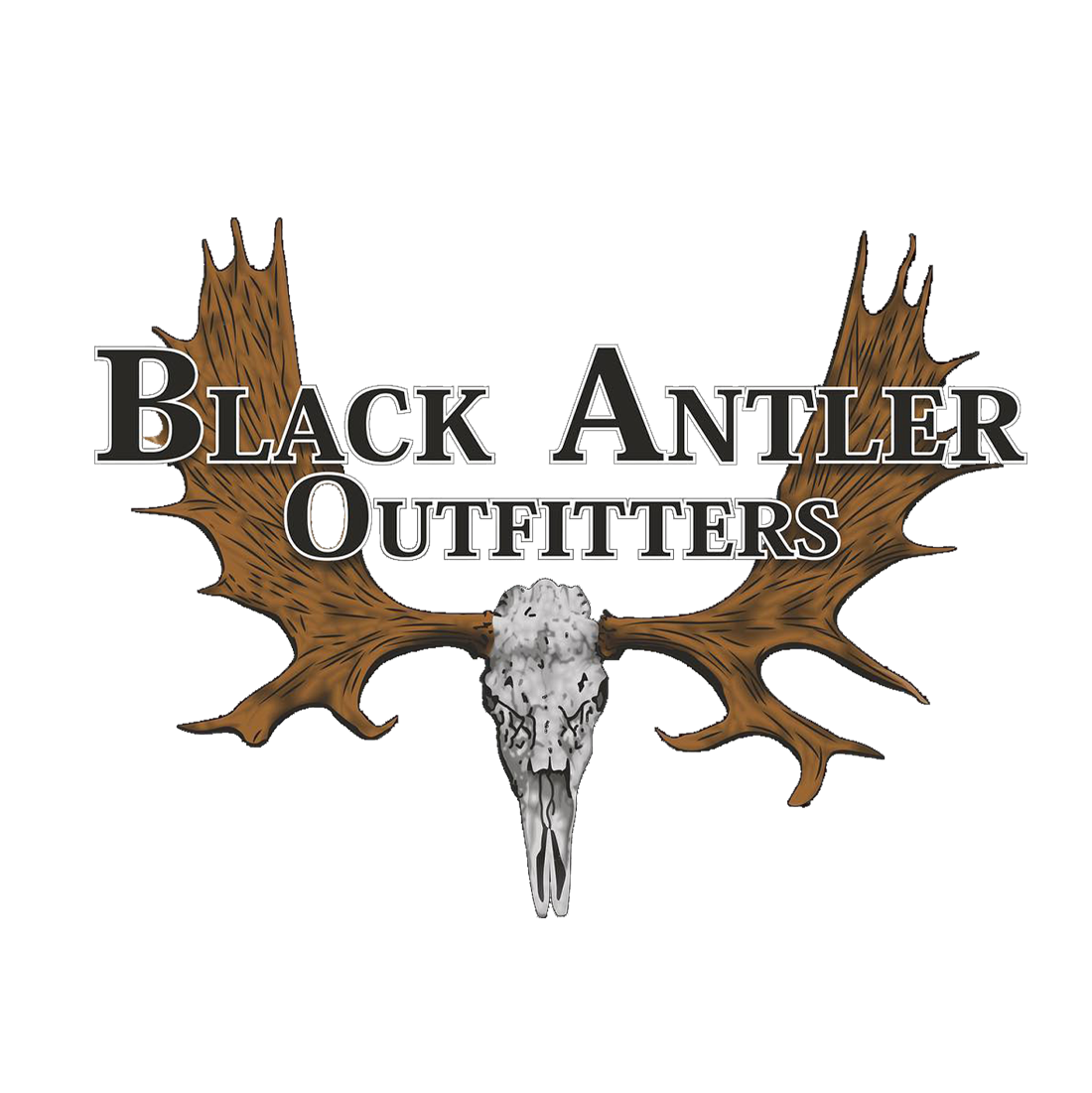 Black Antler Outfitters Logo - Grimshaw, Alberta