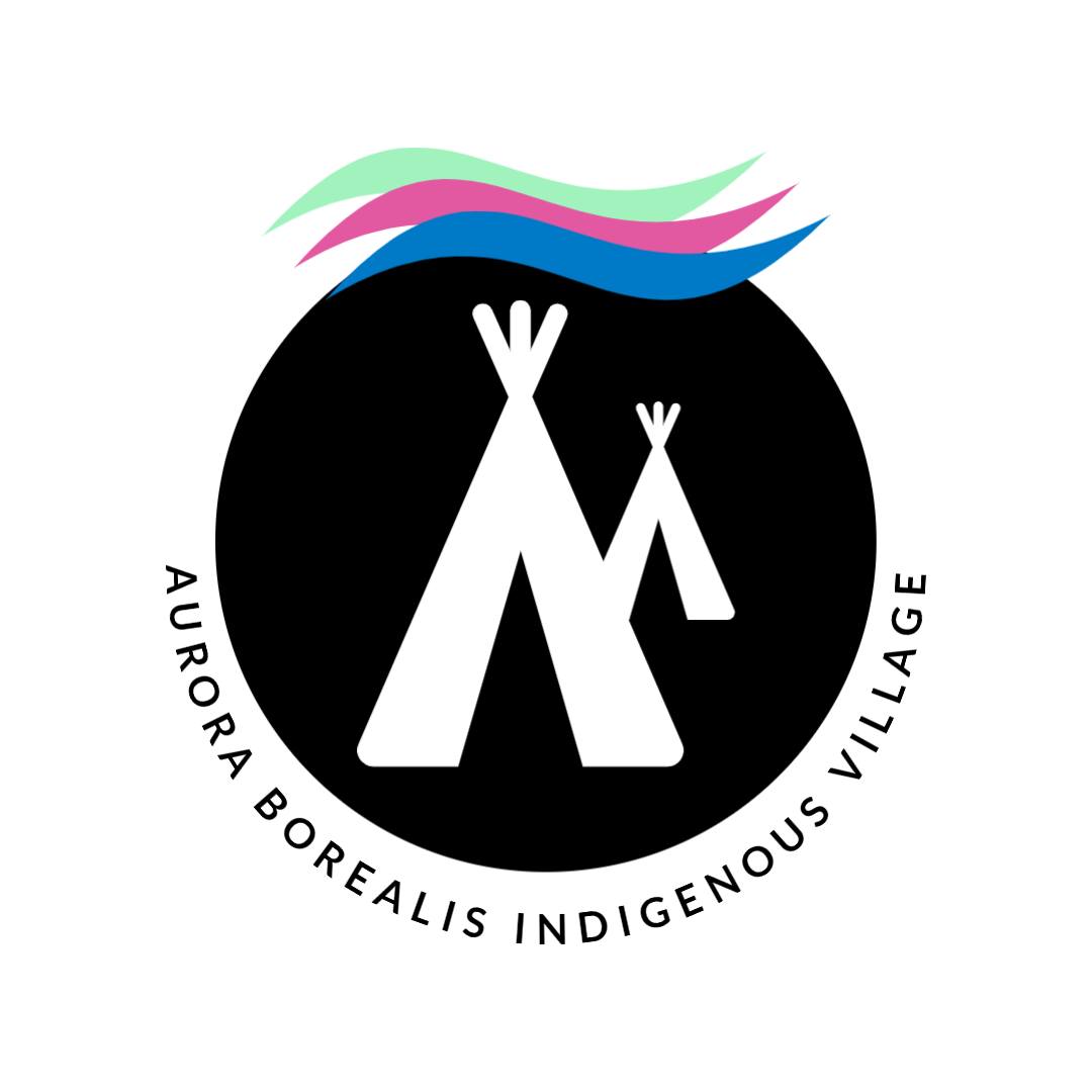 Aurora Borealis Indigenous Village Logo - Fort Mcmurray, Alberta