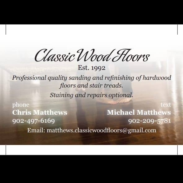 Classic Wood Floors Logo - Darthmouth, Nova Scotia