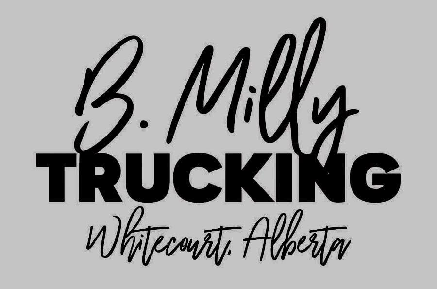 B. Milly Trucking Logo - Whitecourt, Alberta