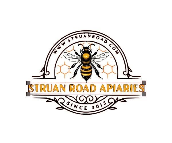 Struan Road Apiaries Logo - Langham, Saskatchewan