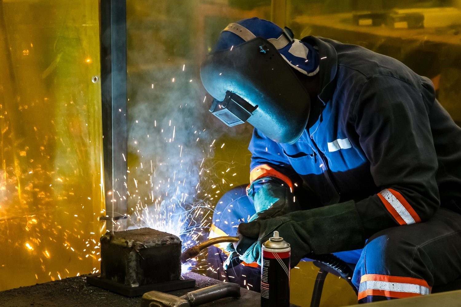 Pressure Welding in Campbell River, British Columbia.