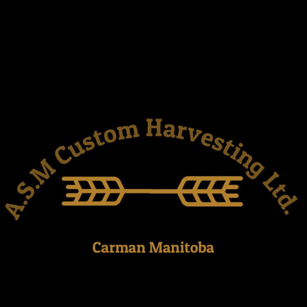 ASM Custom Harvesting LTD. Logo - Carman, Manitoba