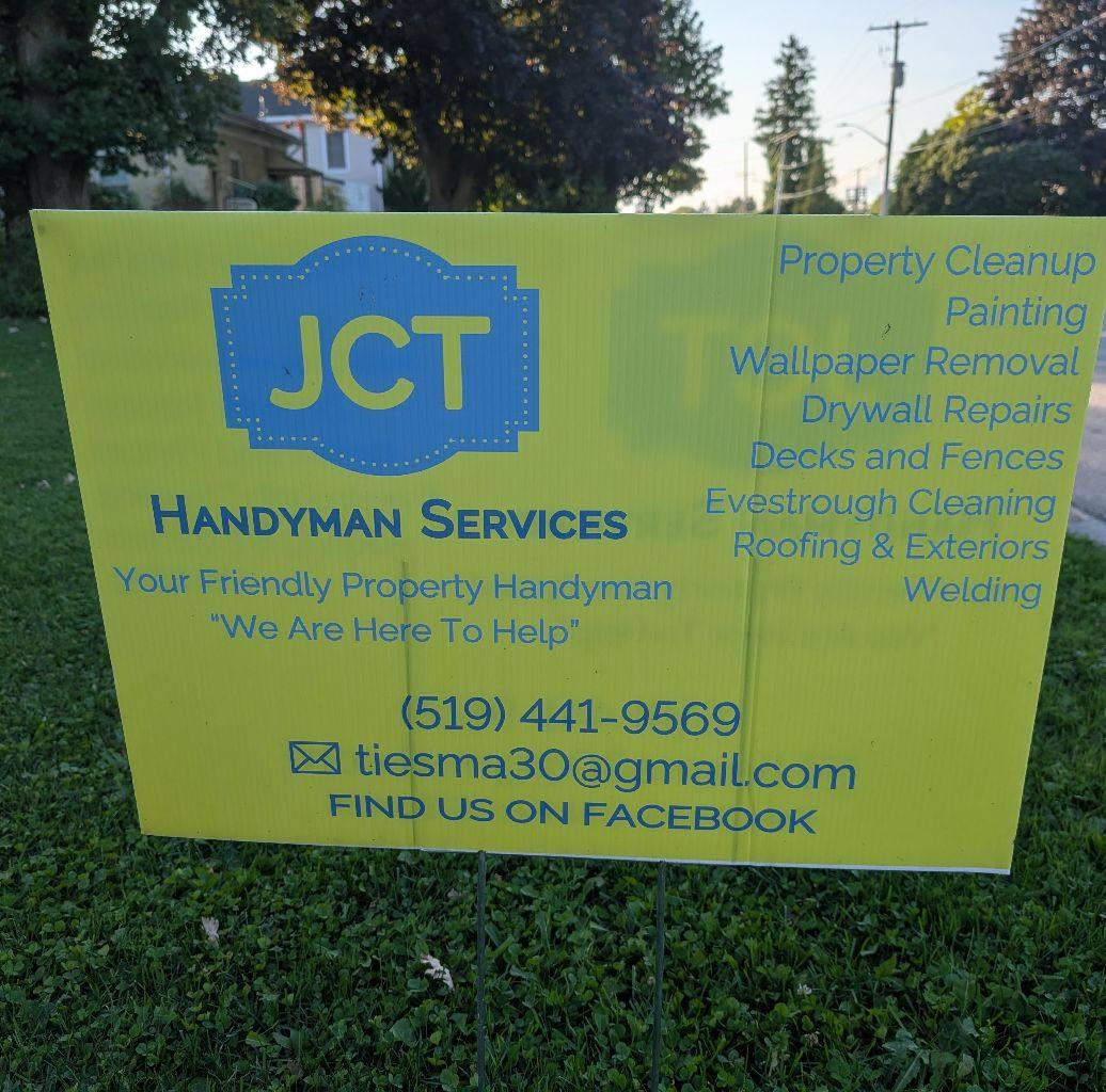 JCT Handyman Services Logo - Clinton, Ontario