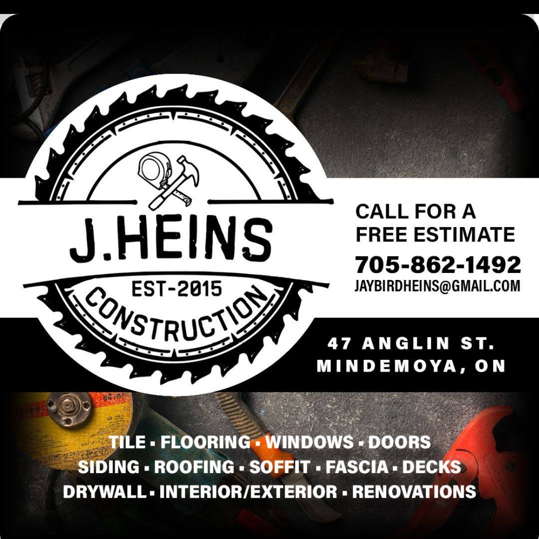J. Heins Construction - General Contractors in Mindemoya, Ontario