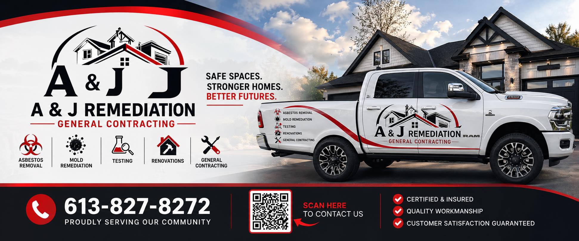 A &amp; J Remediation &amp; General Contracting - Mold Remediation and Removal in Trenton, Ontario