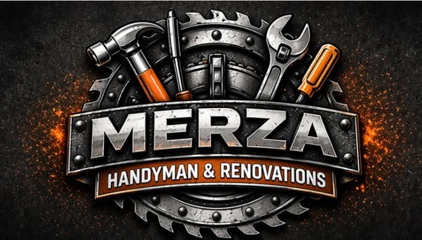 Merza Handyman & Renovations Logo - Red Deer, Alberta