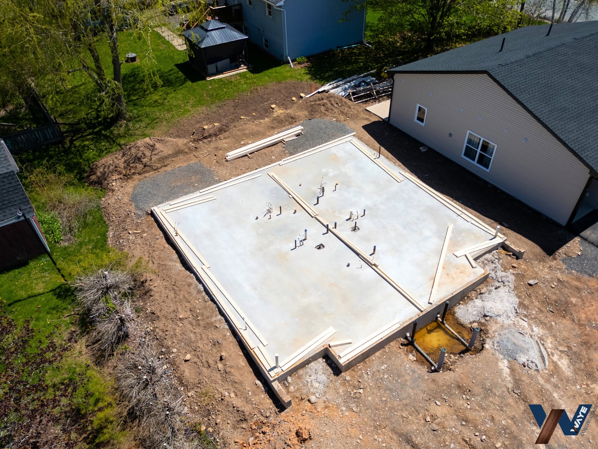 Waye Construction in Canning, Nova Scotia.