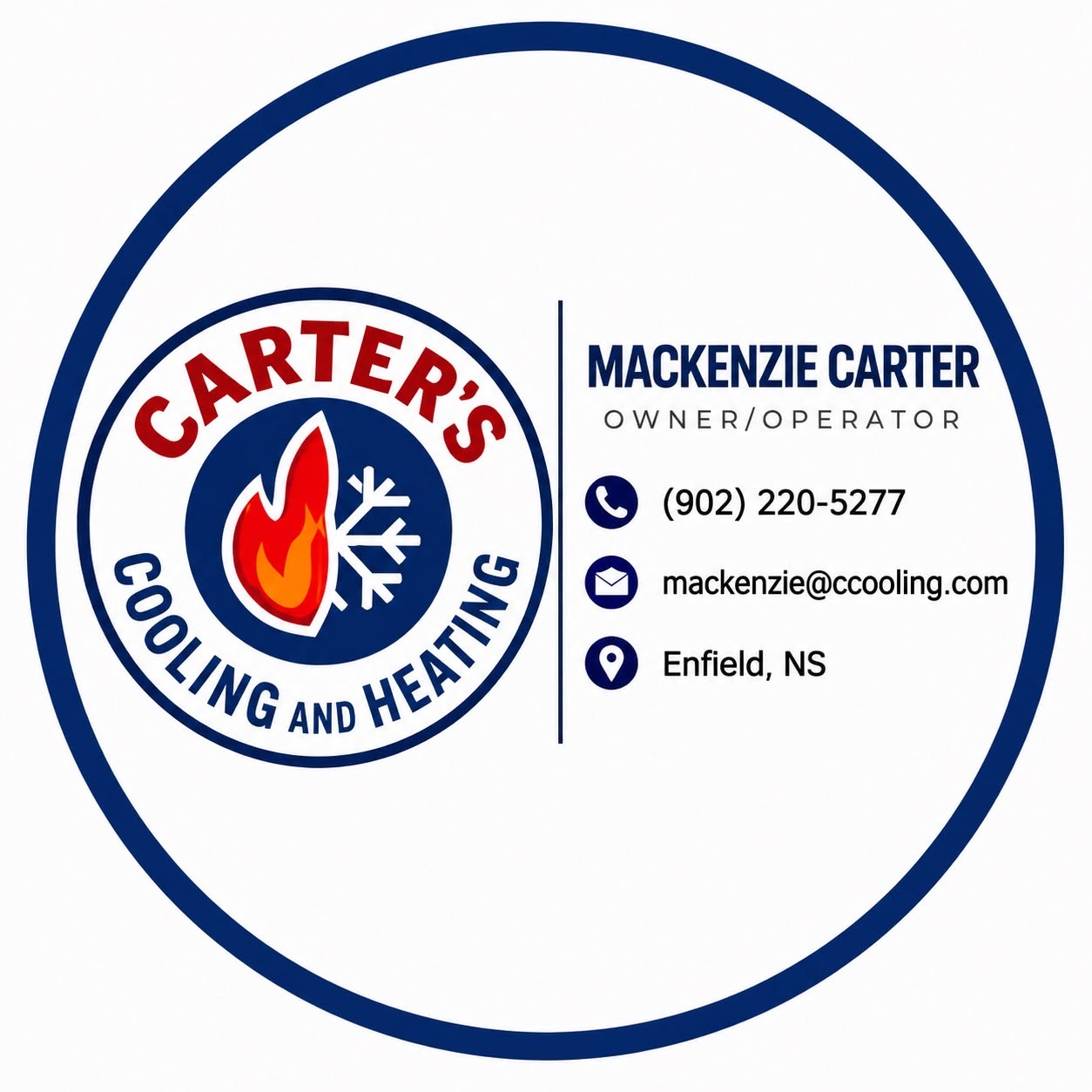 Carter’s Cooling And Heating Logo - Enfield, Nova Scotia