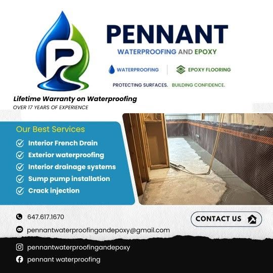 Penant Waterproofing And Epoxy in Niagara Falls, Ontario