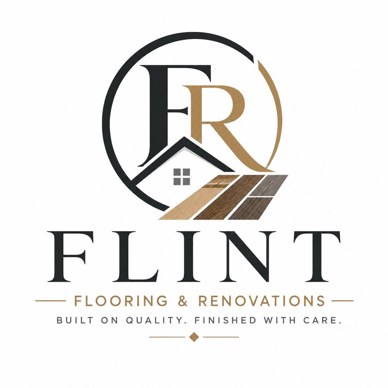 Flint Flooring & Renovations Logo - Kelowna, British Columbia