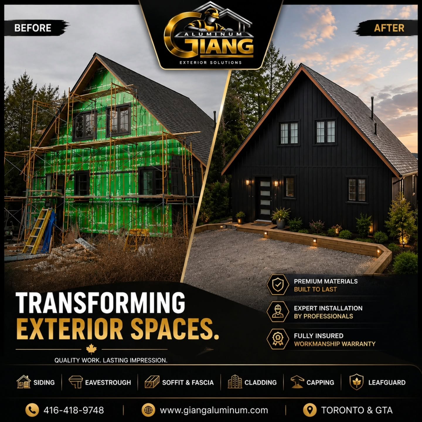 Giang Aluminum - Siding Contractors in  Toronto, Ontario