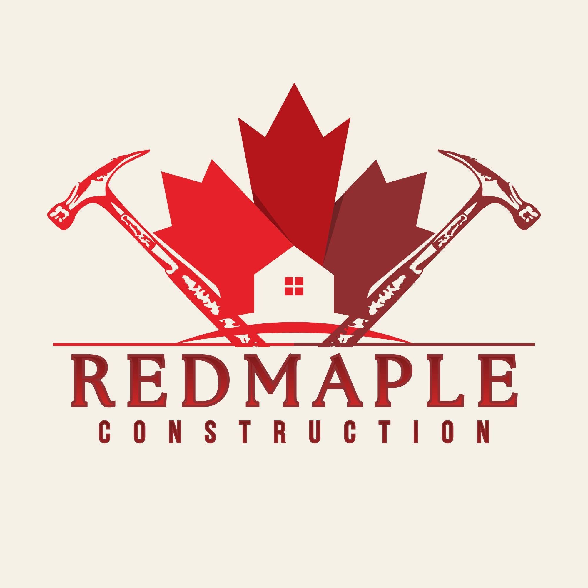 Red Maple Construction Logo - Dieppe, New Brunswick