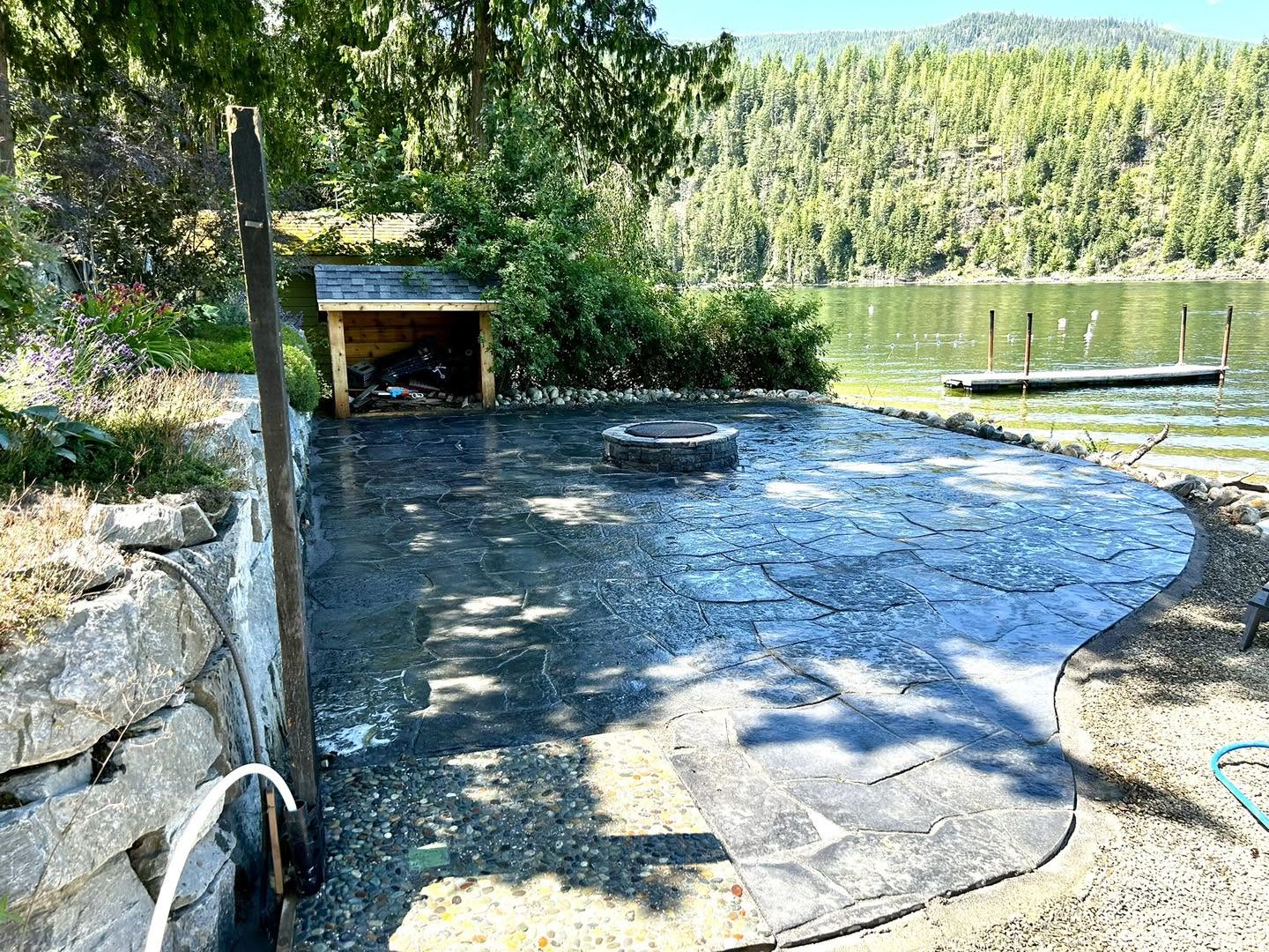 Landscape Construction in Salmon Arm, British Columbia.