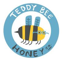 Teddy Bee Honey Company Logo - Mississauga, Ontario