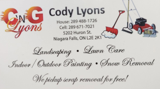CNG Landscaping Logo - Niagara Falls, Ontario