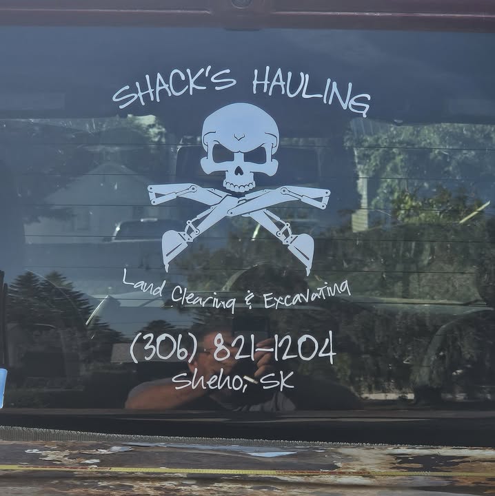 Shack's Hauling, Land Clearing And Excavating Logo - Sheho, Saskatchewan