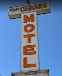 Cedars Motel Logo - Princeton, British Columbia