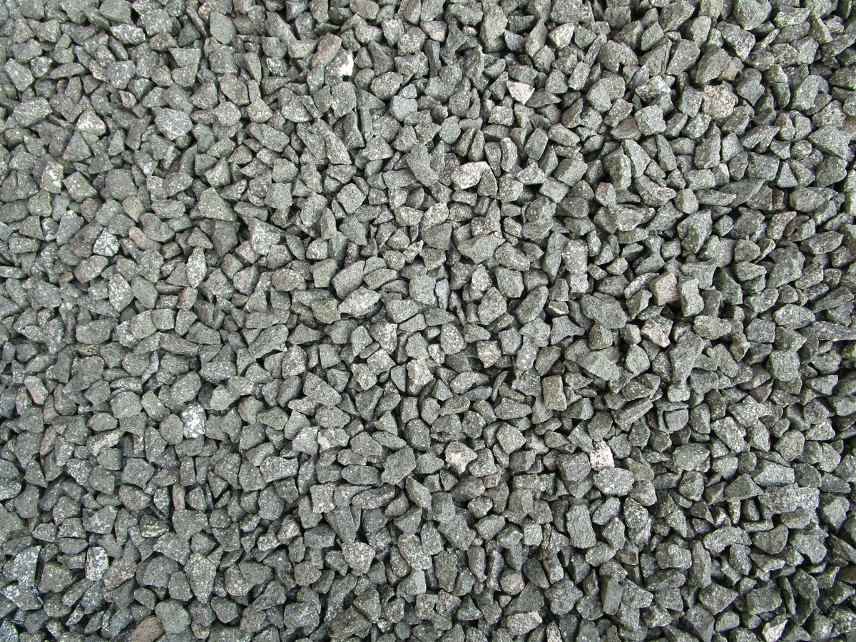 Crushed gravel aggregate, sand and gravel from Webb Colony