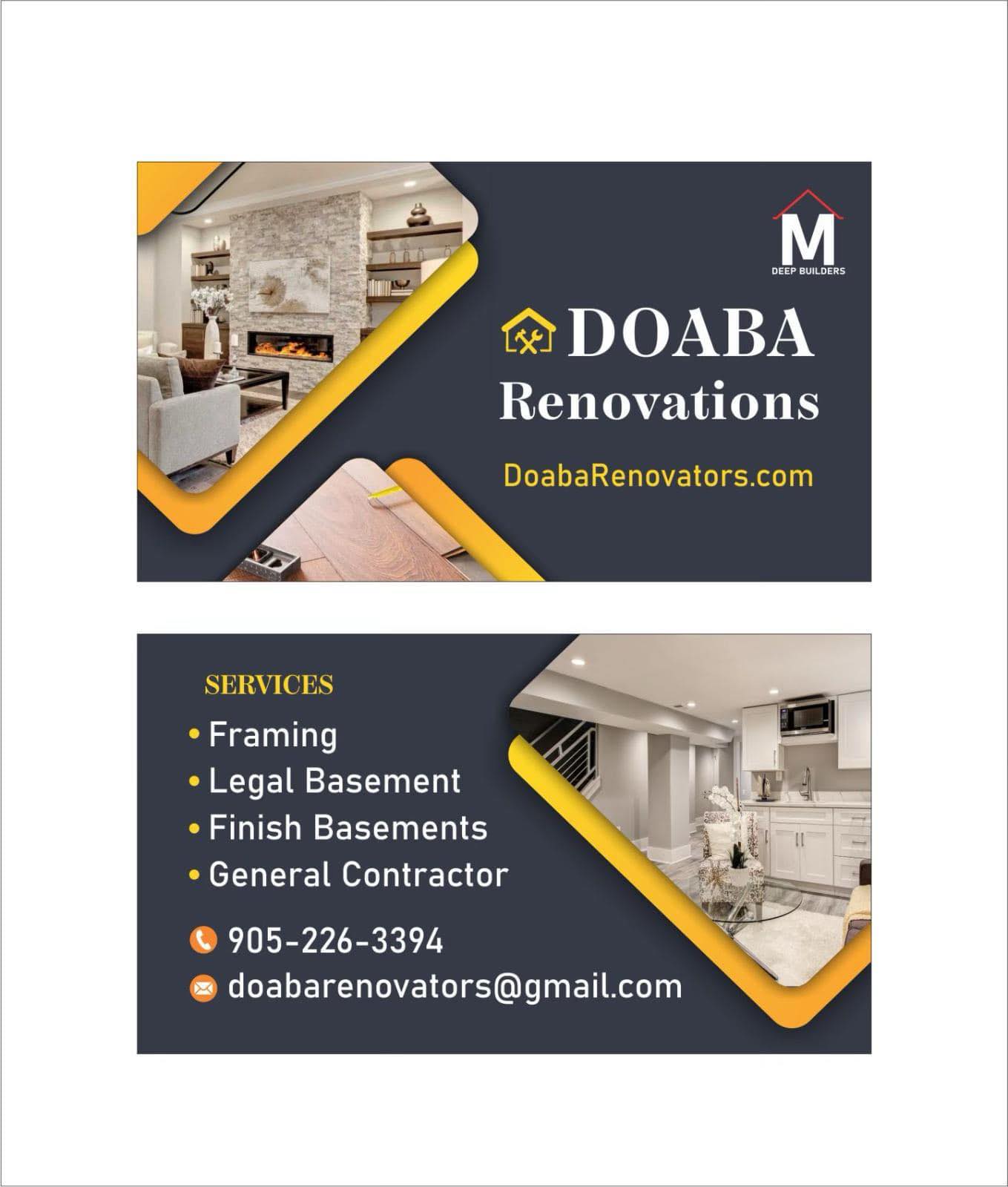 Doaba Renovations in Brampton, Ontario