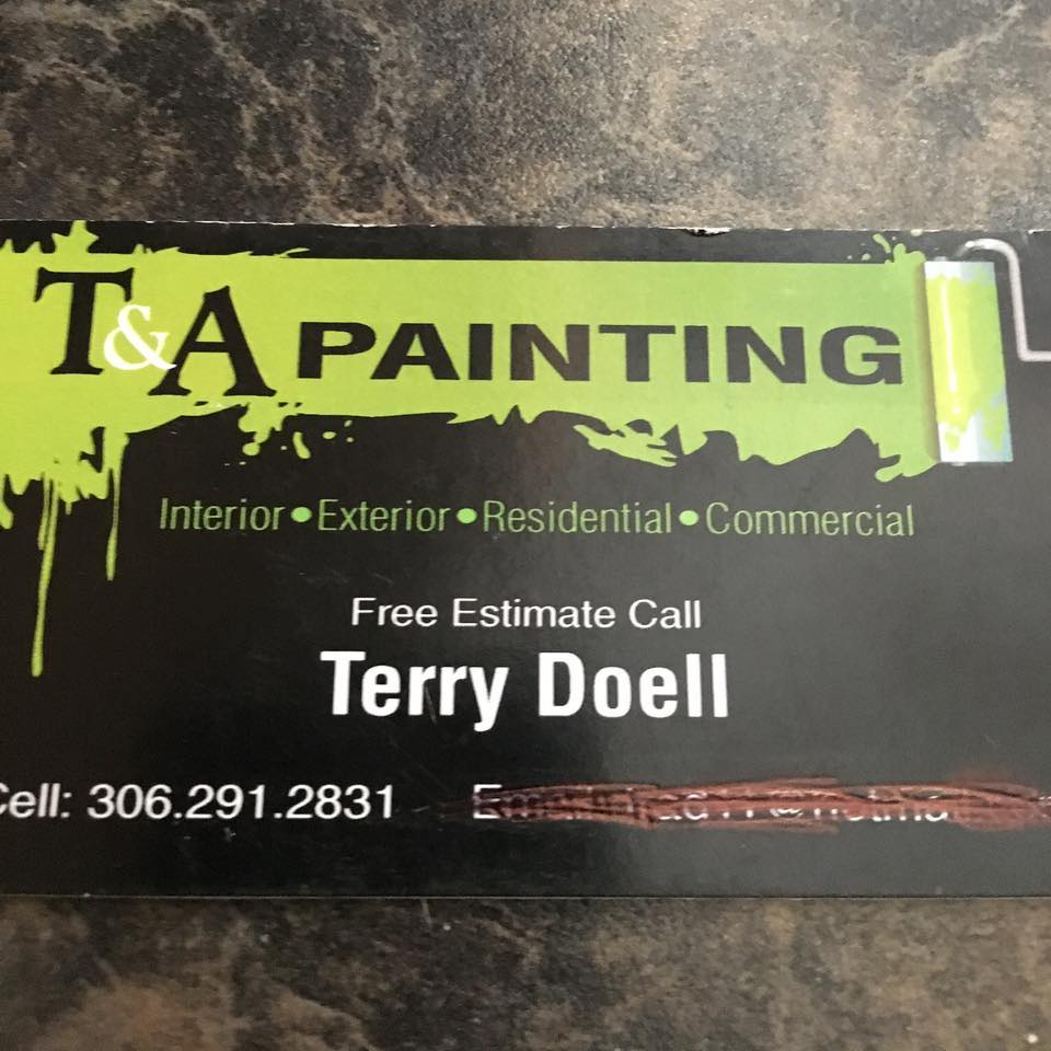 T & A Painting Logo - Martensville, Saskatchewan