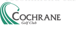 Cochrane Golf Club Logo - Cochrane, Alberta