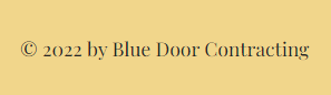 Blue Door Contracting