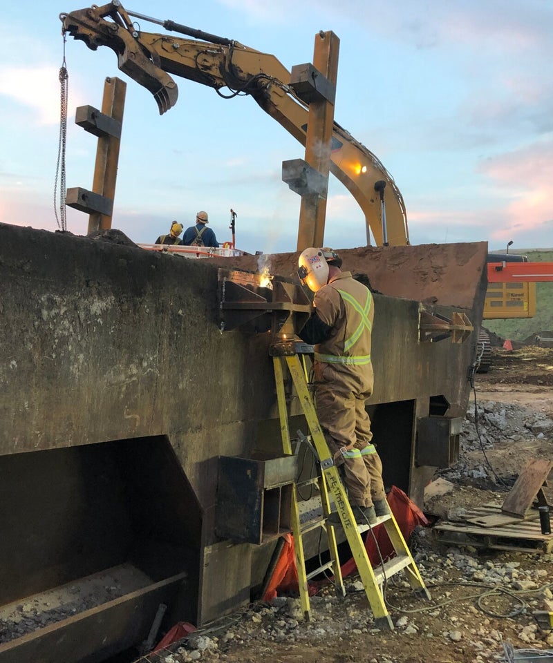 EG Welding Services mobile welding truck and trailer in Alberta