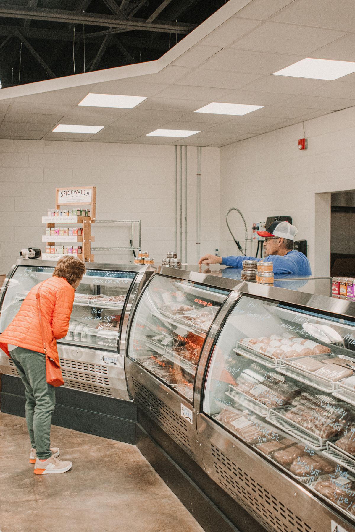 New Pine Colony meat shop products near Boyle, Alberta