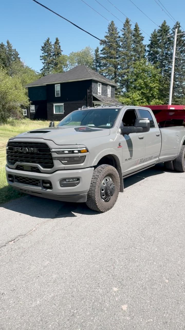 TL Hauling truck with hauling decal on the road