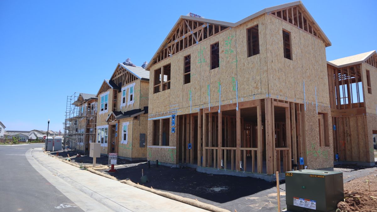 New home construction framing