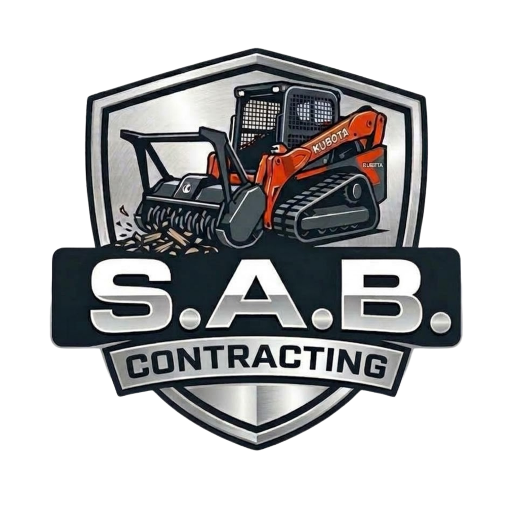 SAB Contracting & Mulching Services Logo - Nampa, Alberta